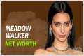 Meadow Walker Net Worth: Check Her Worth?